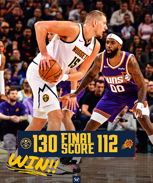 掘金130-112大胜太阳，  <a href=/qiuxingp/lanqiude/130.html target=_blank class=infotextkey>约基奇</a>26+9+10，布克24分